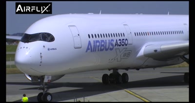Airbus A350 - First Flight Arrival - Toulouse, France